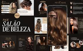 Pack de Artes Editáveis para Cabeleireir
