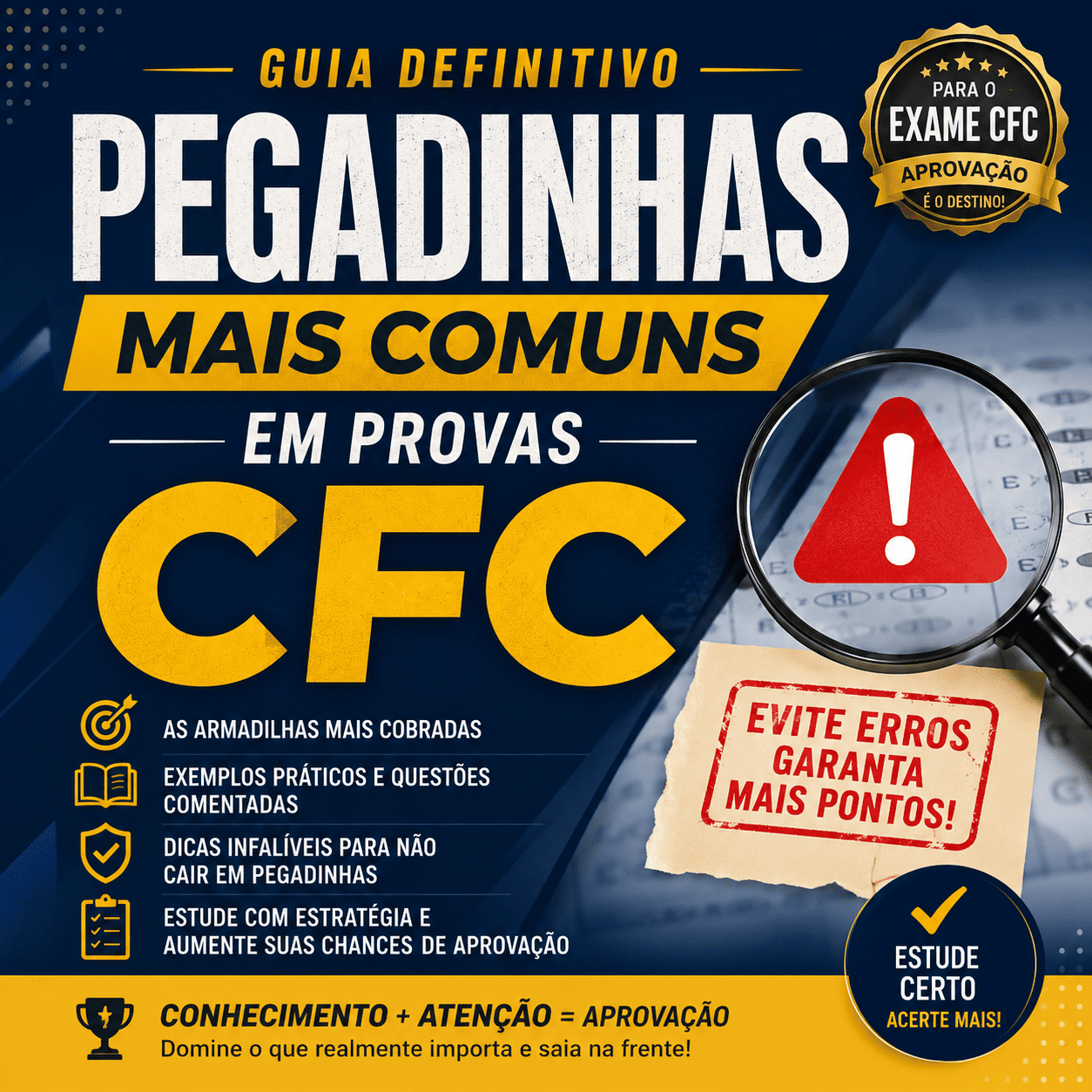 Pegadinhas Mais Comuns em Provas CFC