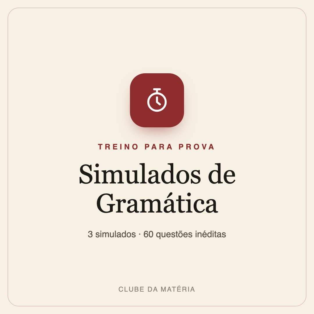 Simulados de Gramática