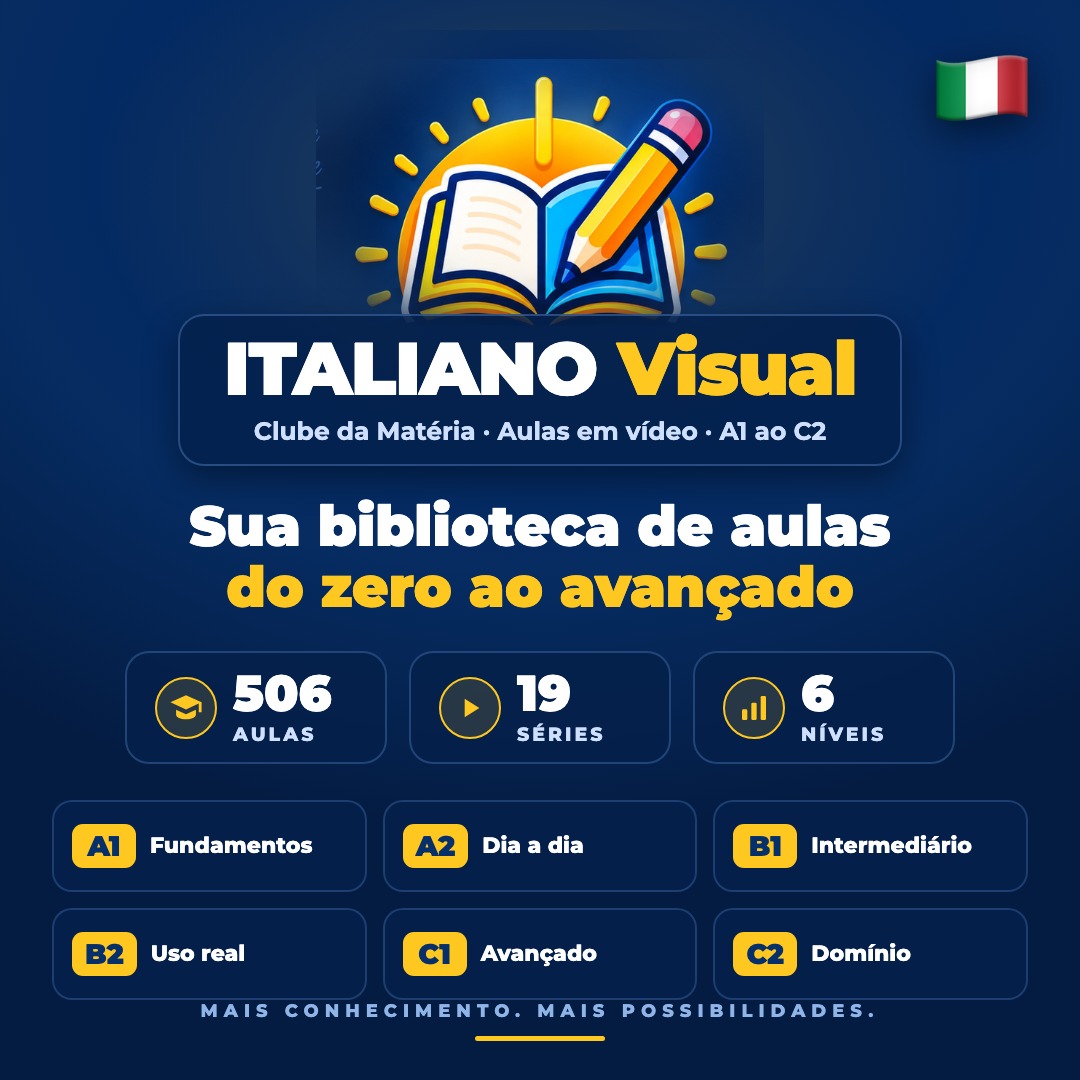 Aulas em Vídeo - Italiano Visual