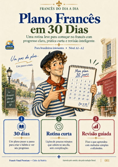 Planner 30 dias de estudo guiado