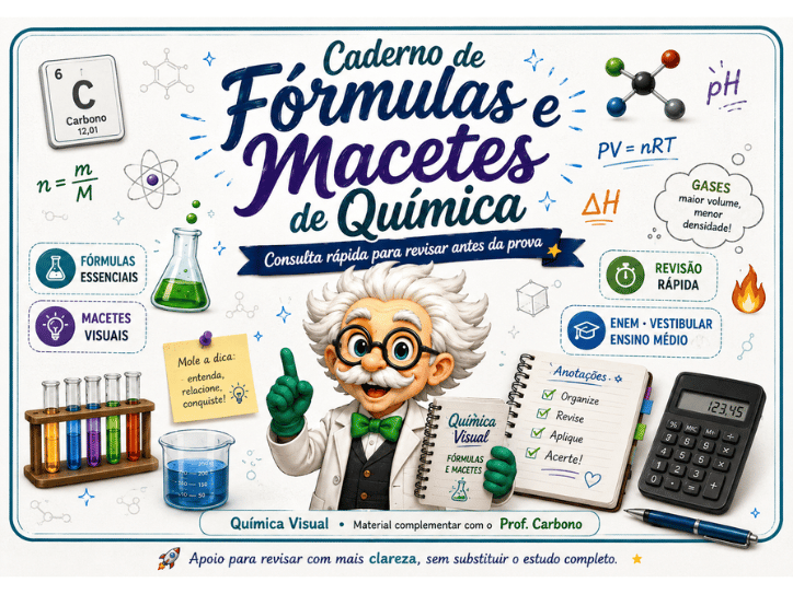 Caderno de Fórmulas e Macetes de Química