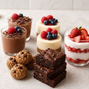 +60 Receitas de Sobremesas Fitness 🍰