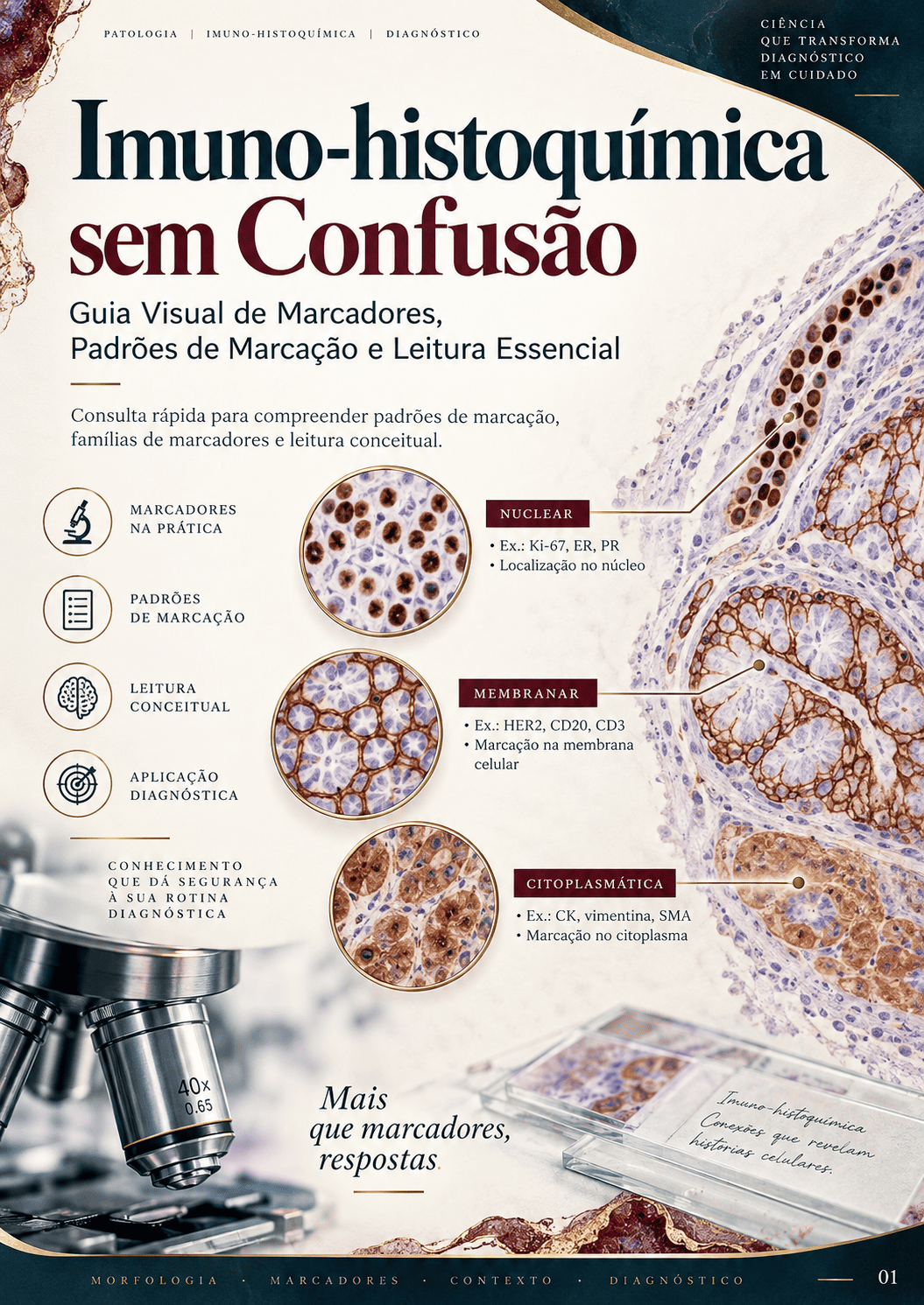 🔬 Imuno-histoquímica sem Confusão