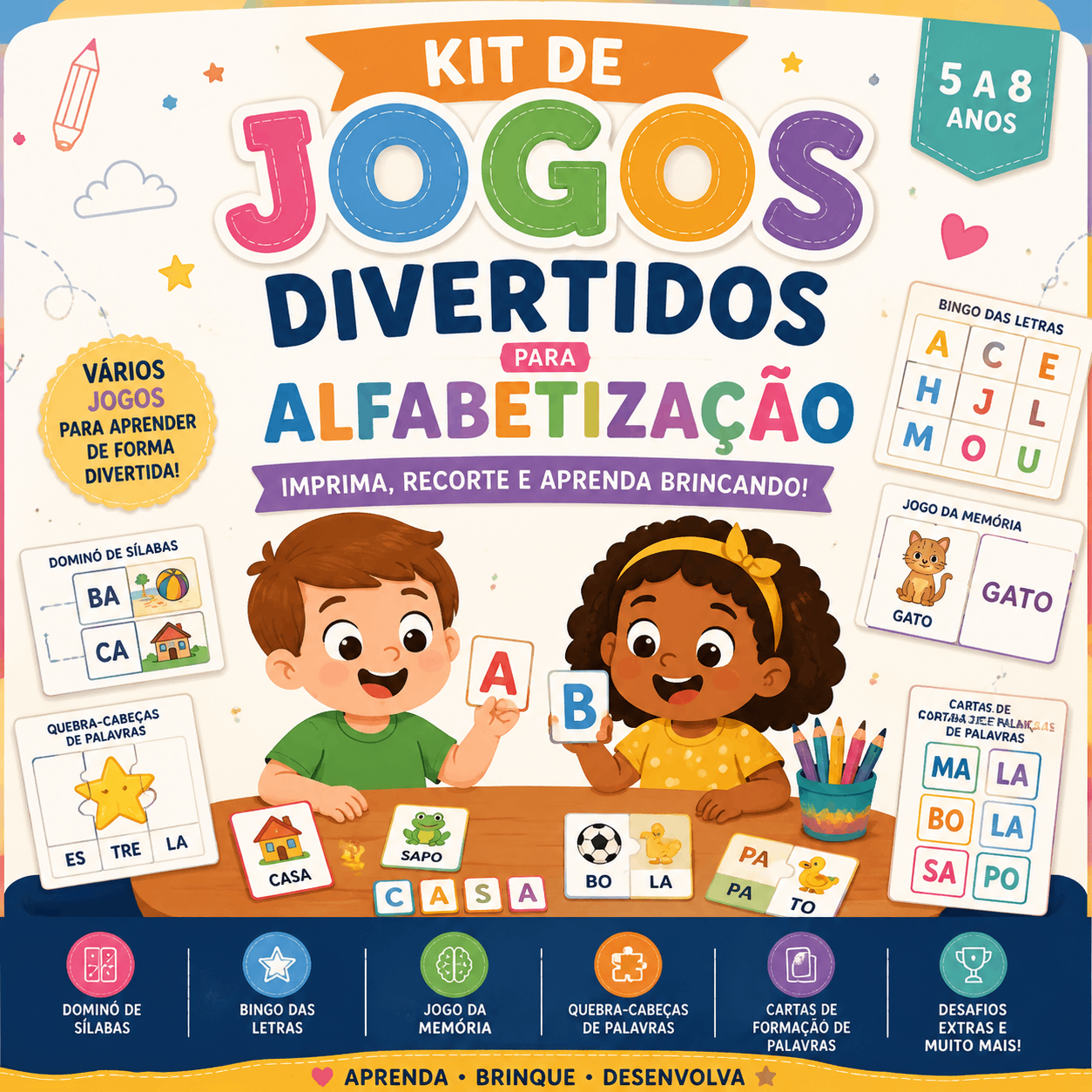 Kit de Jogos Divertidos