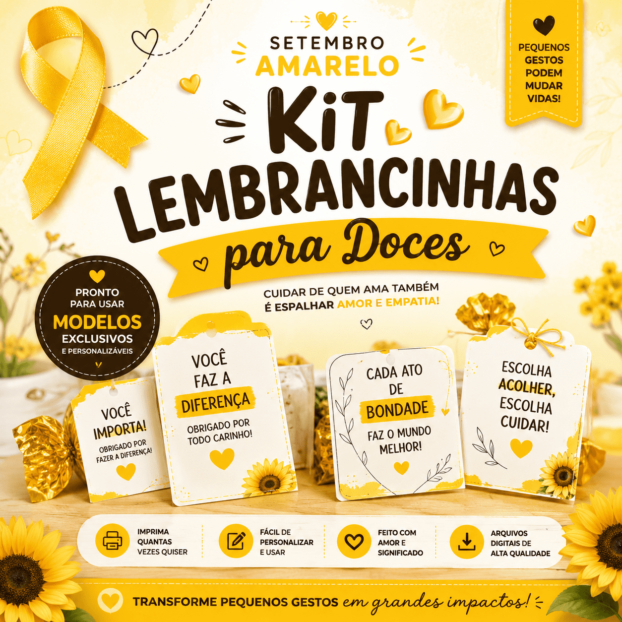 Kit Lembrancinhas para Doces