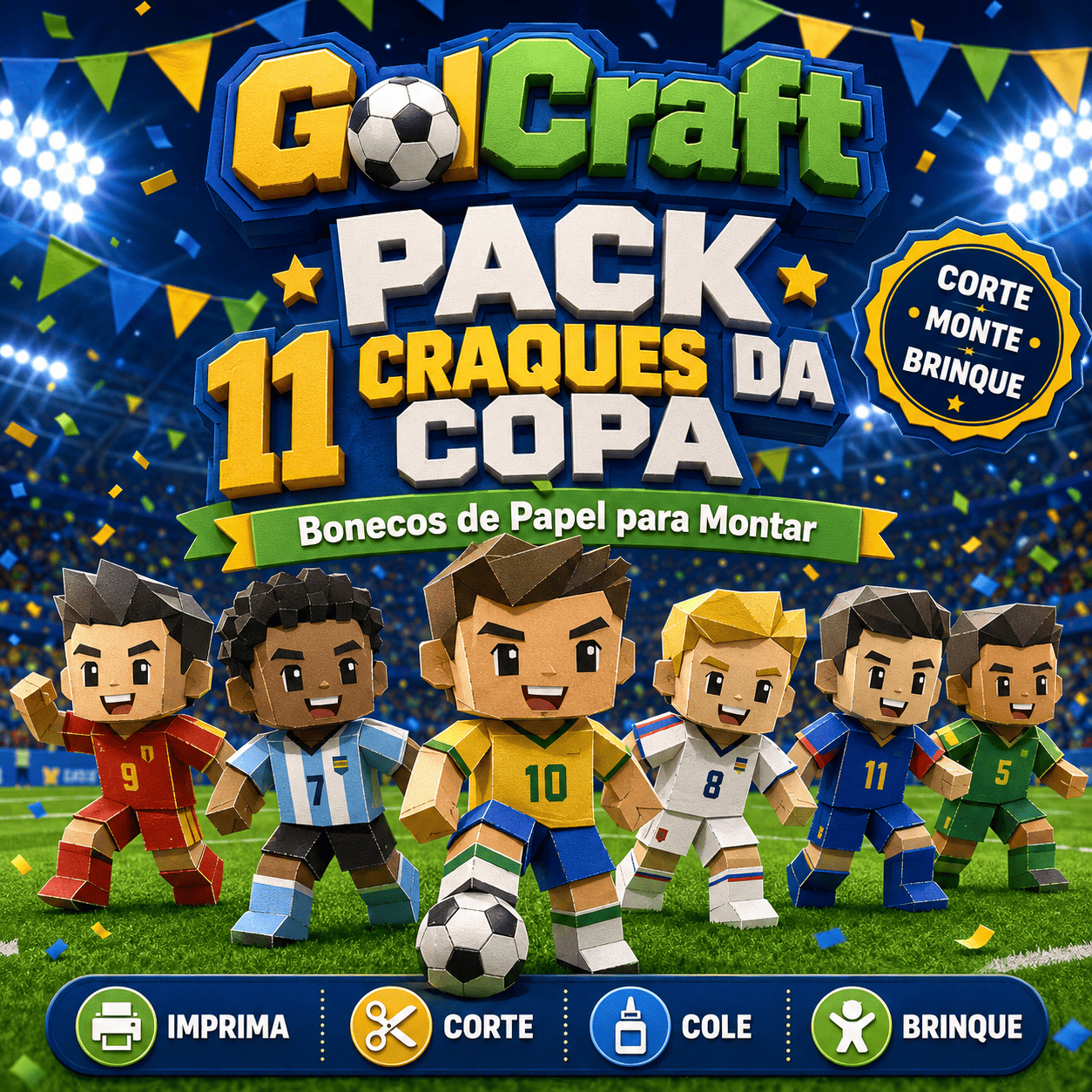 PACK 11 CRAQUES DA COPA