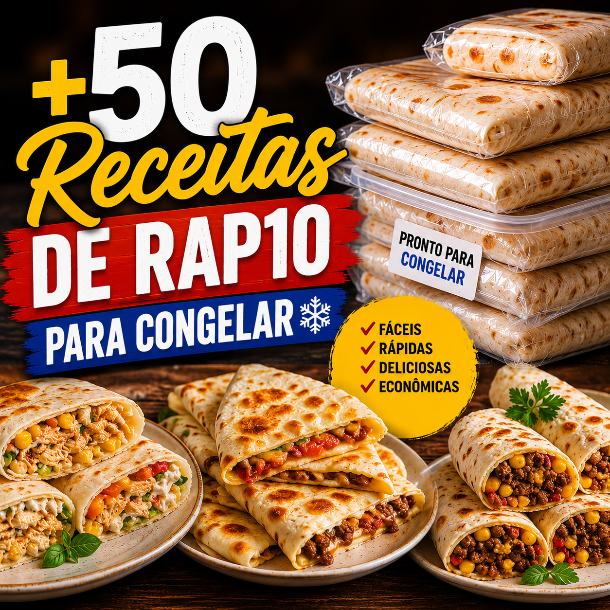 +50 Receitas de Rap 10 para congelar