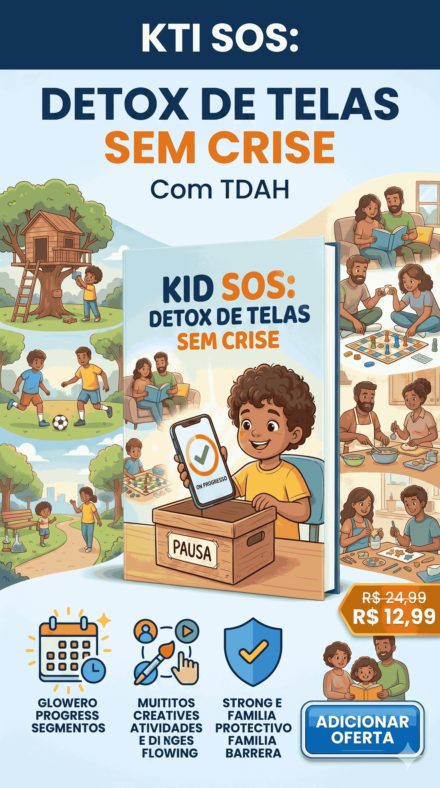 Fim das Telas Detox infantil 