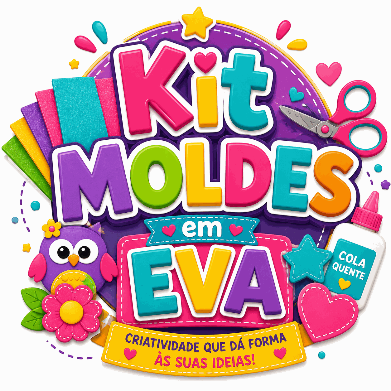 Kit Moldes em EVA