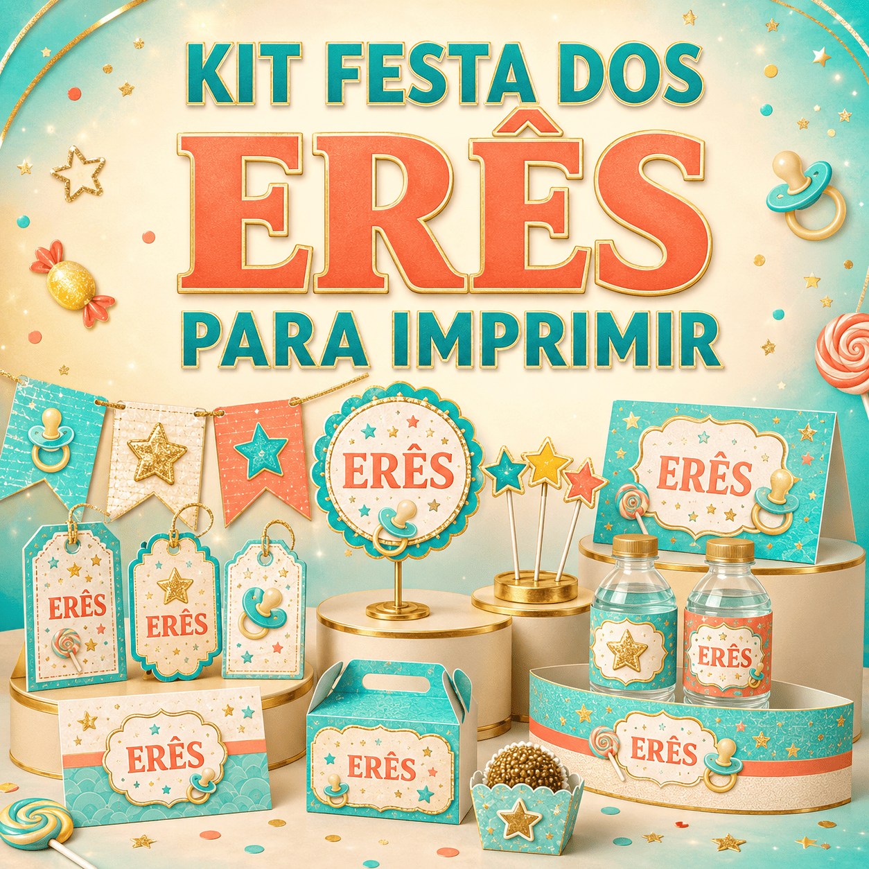 Kit Festa dos Erês para Imprimir 