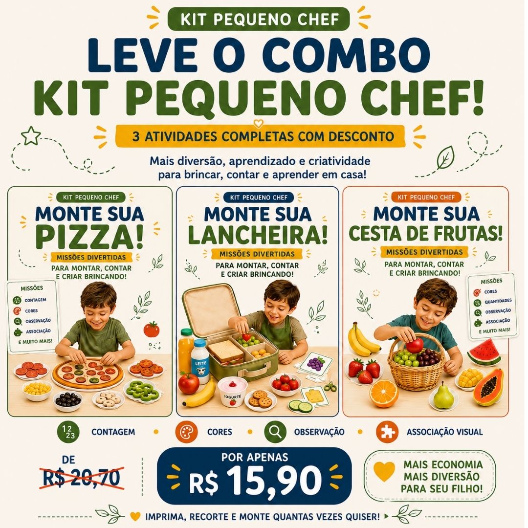 Combo Kit Pequeno Chef