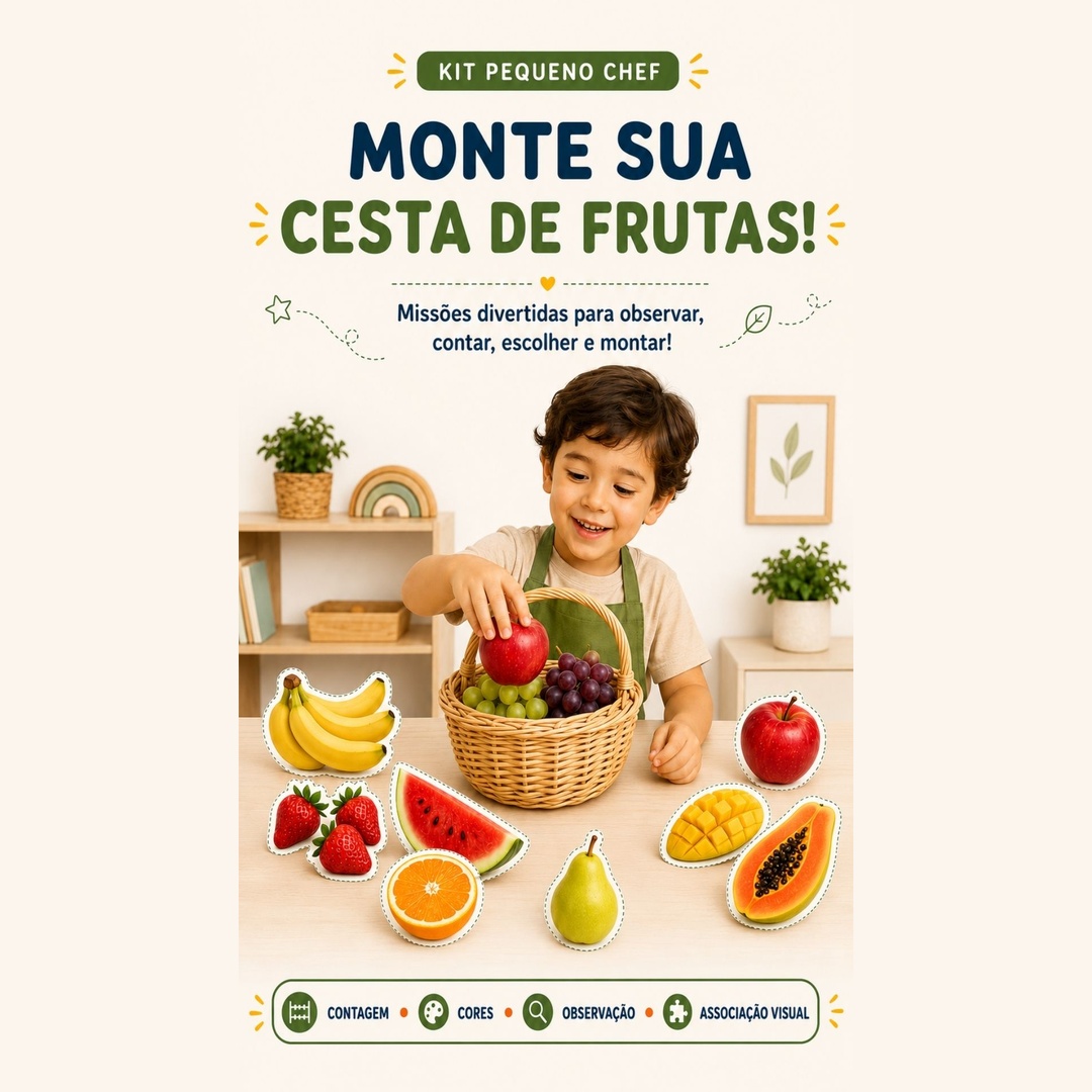Monte sua Cesta de Frutas