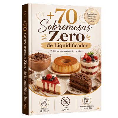 70 Sobremesas Zero de Liquidificador