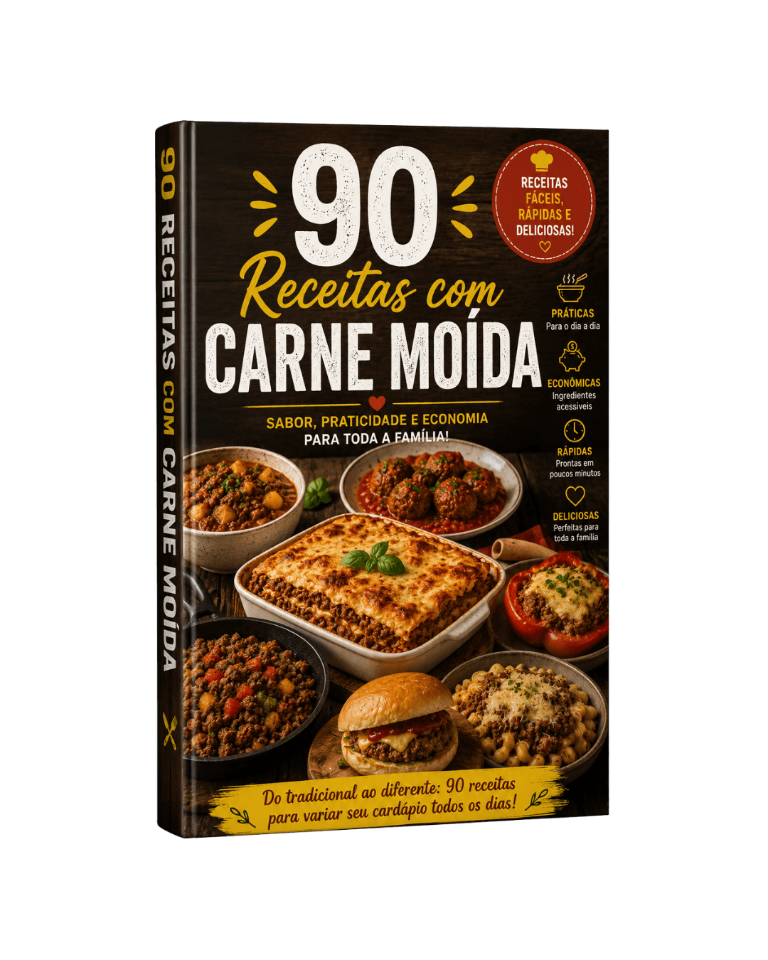 90 Receitas com Carne Moída