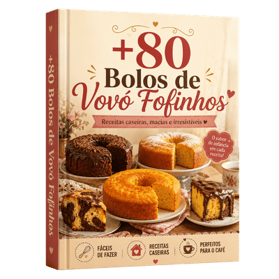 +80 Bolos de Vovó Fofinhos