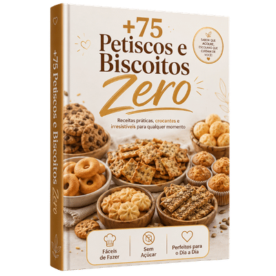 +75 Petiscos e Biscoitos Zero