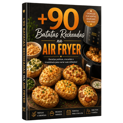 +90 Batatas Recheadas na Air Fryer