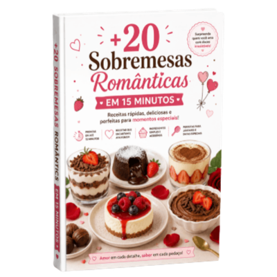 +20 Sobremesas Românticas em 15 minutos