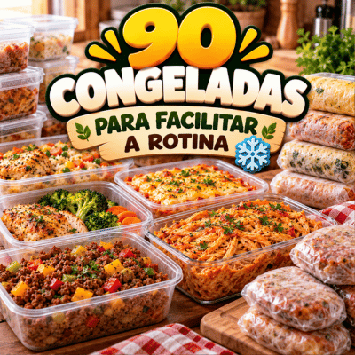 90 Congeladas para Facilitar a Rotina