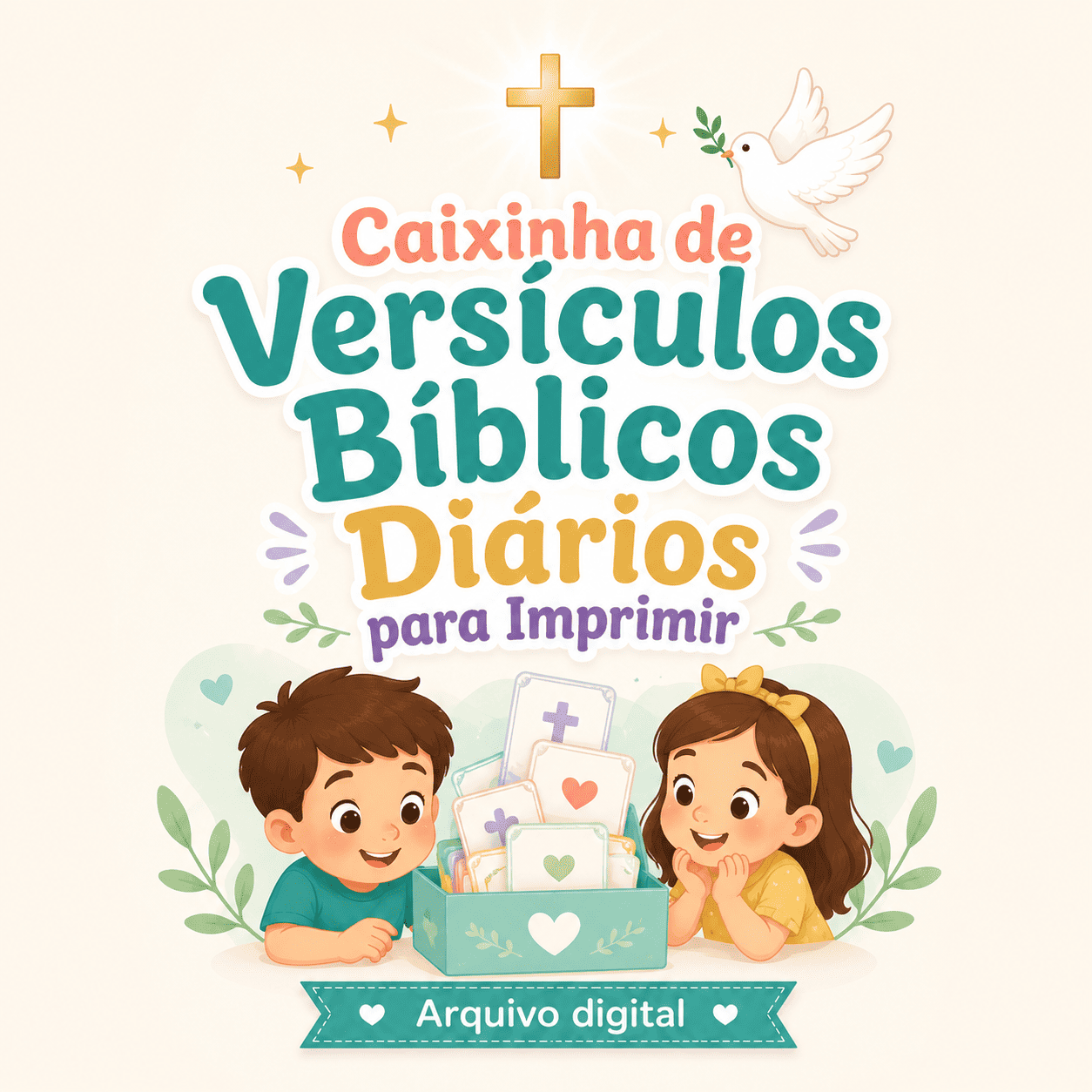 Caixinha de Versículos Bíblicos Diários 