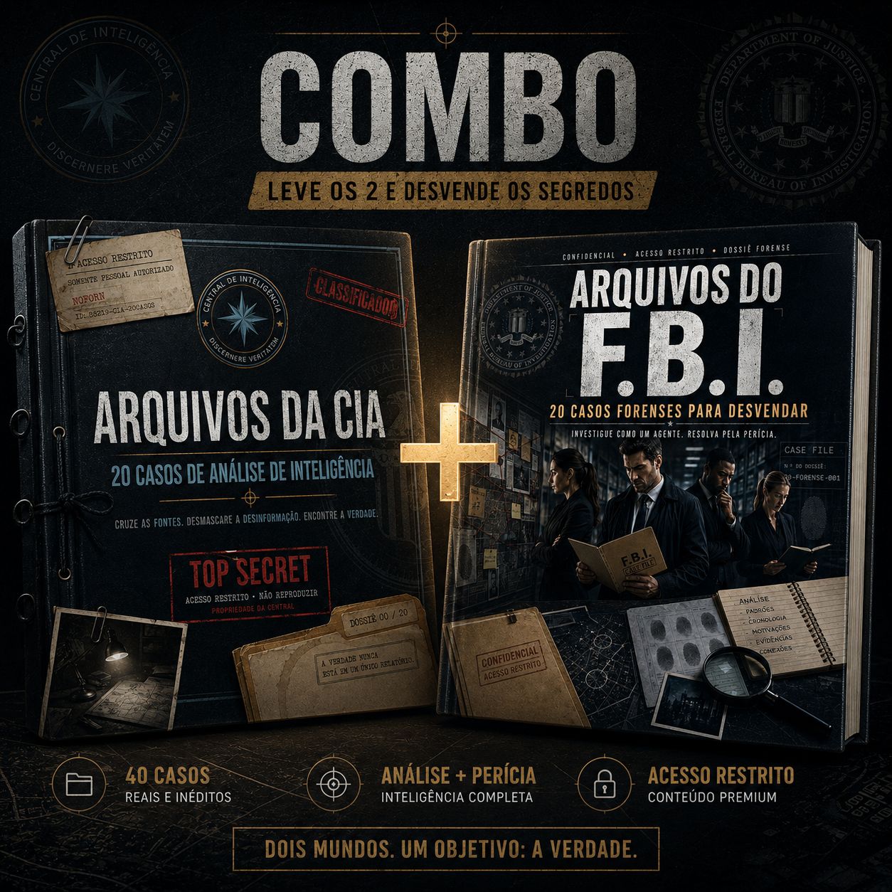 PDF - 40 casos Investigativos FBI e CIA
