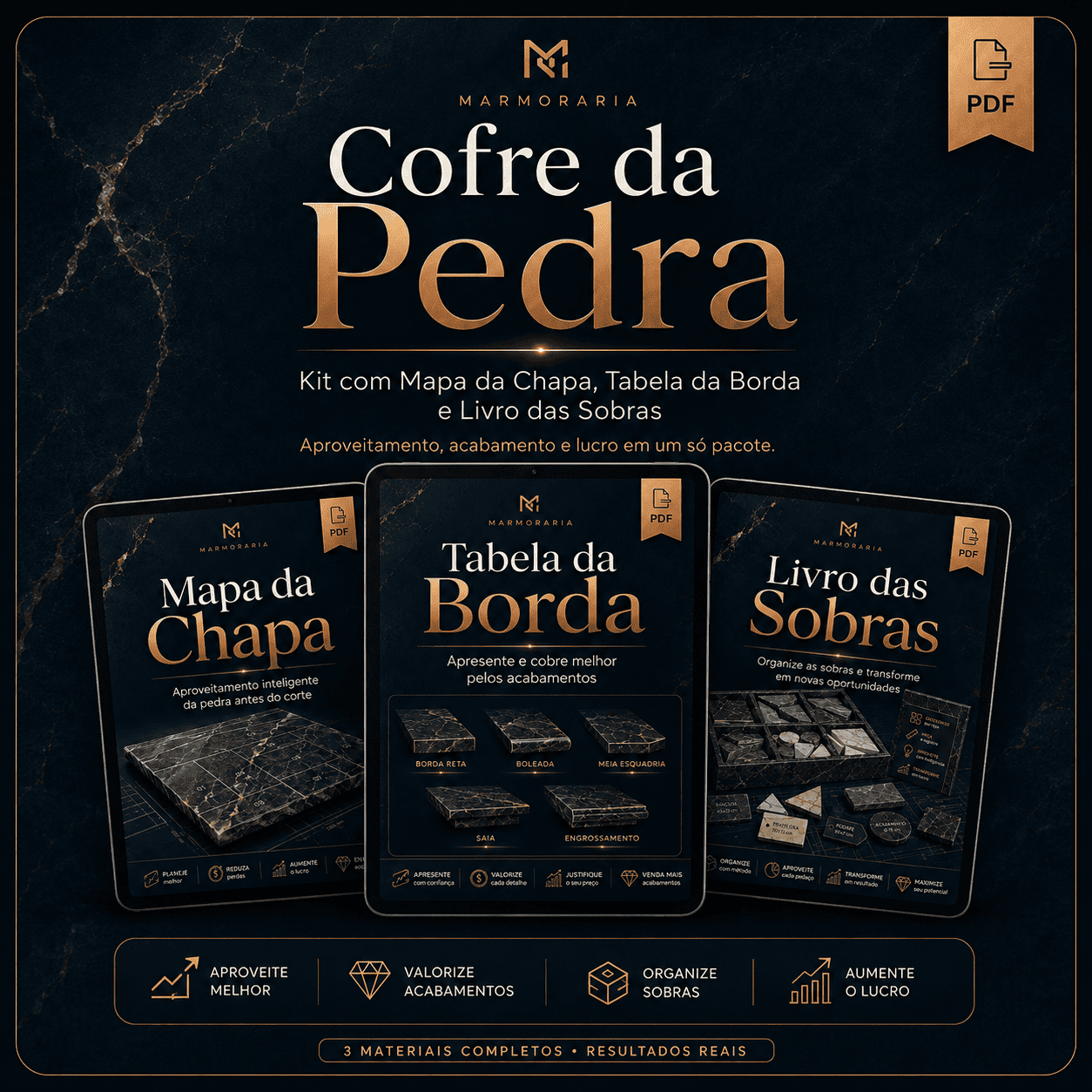 🔥Cofre da Pedra - Inclui os 4 Acima☝️