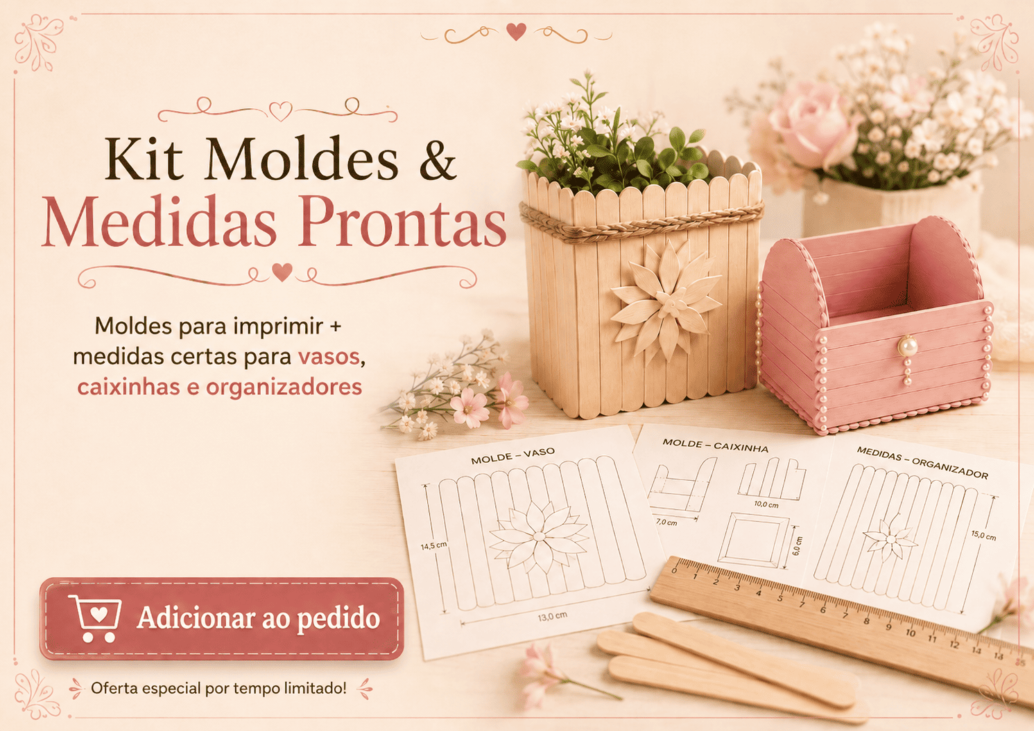 Kit Moldes & Medidas Prontas