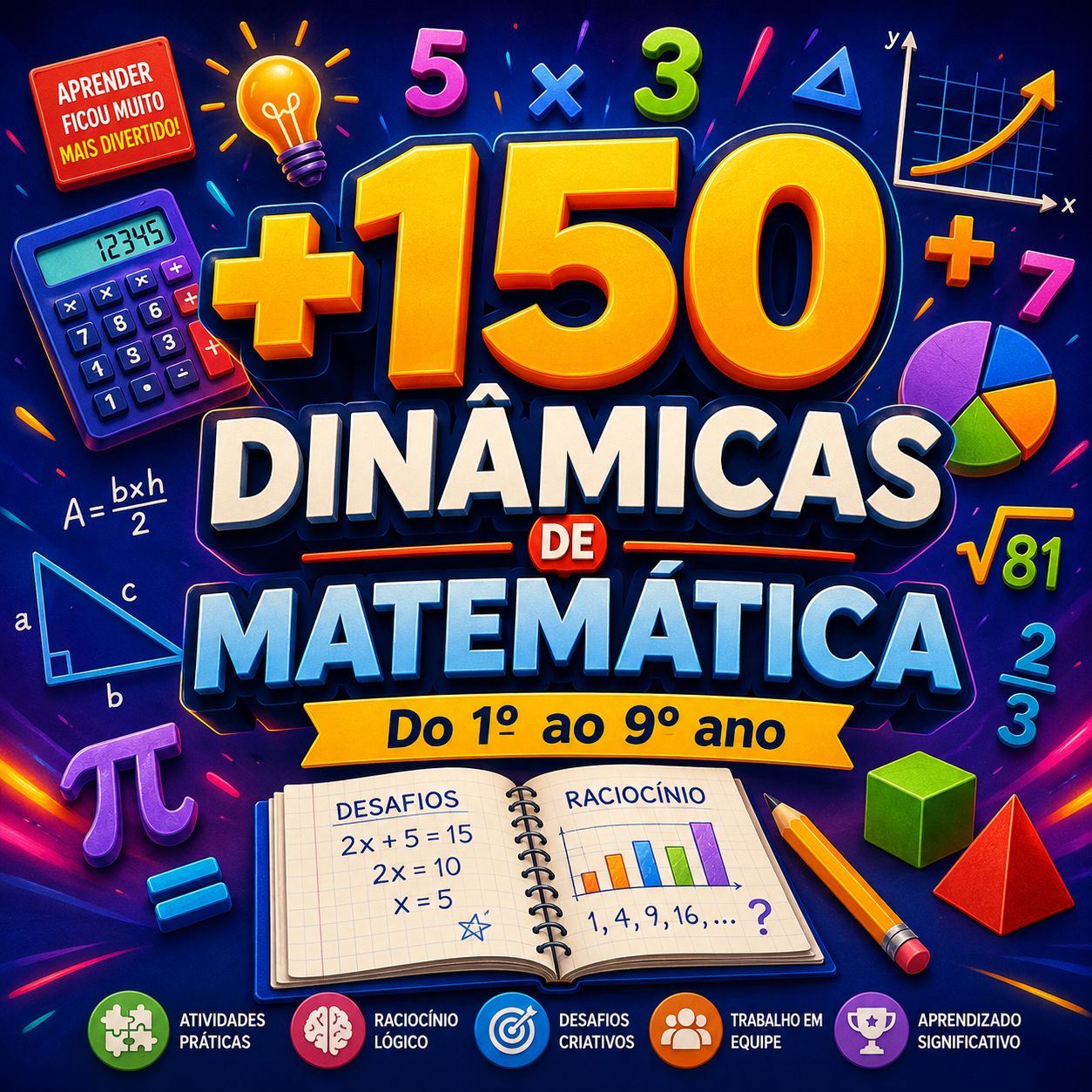+150 Dinâmicas de Matemática