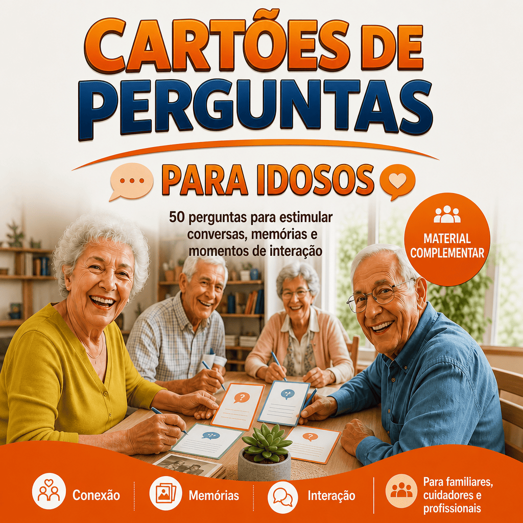 Cartões de Perguntas para Idosos