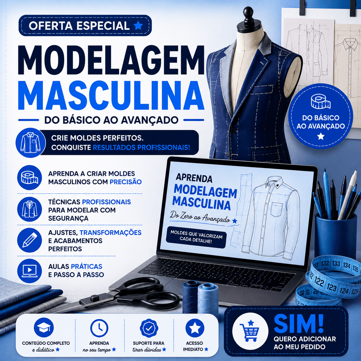 CURSO MODELAGEM MASCULINA COMPLETO