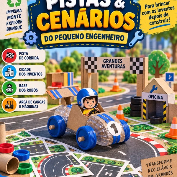 Pistas e Cenários para os Seus Inventos