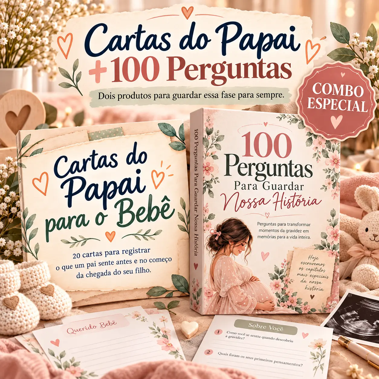 COMBO: Cartas do Papai + 100 Perguntas