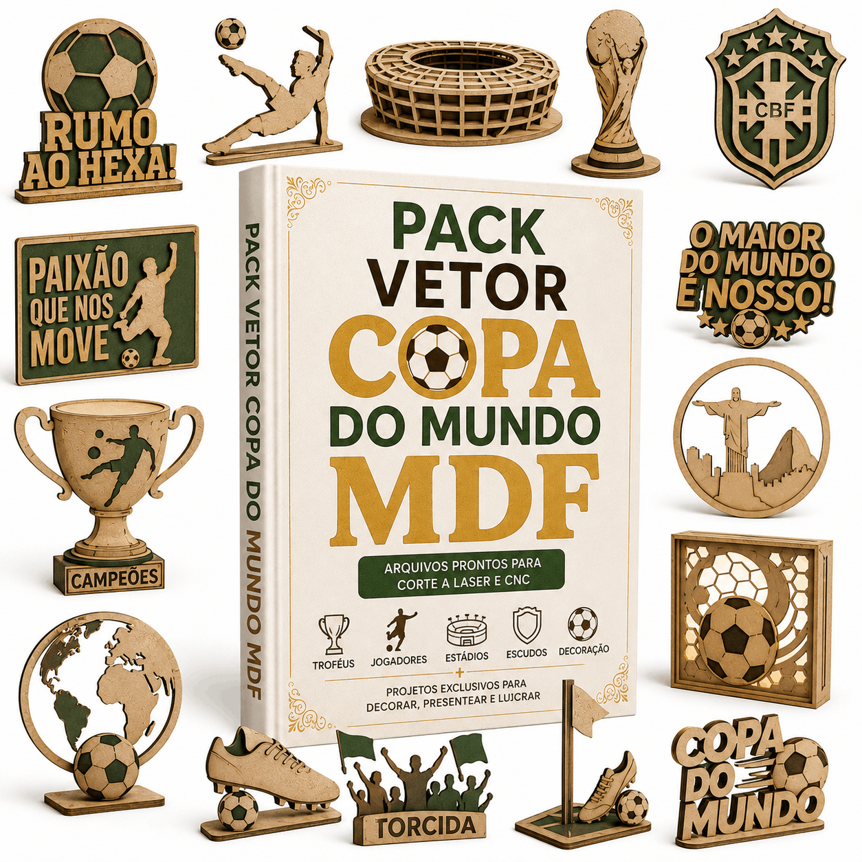 PACK VETOR COPA DO MUNDO MDF
