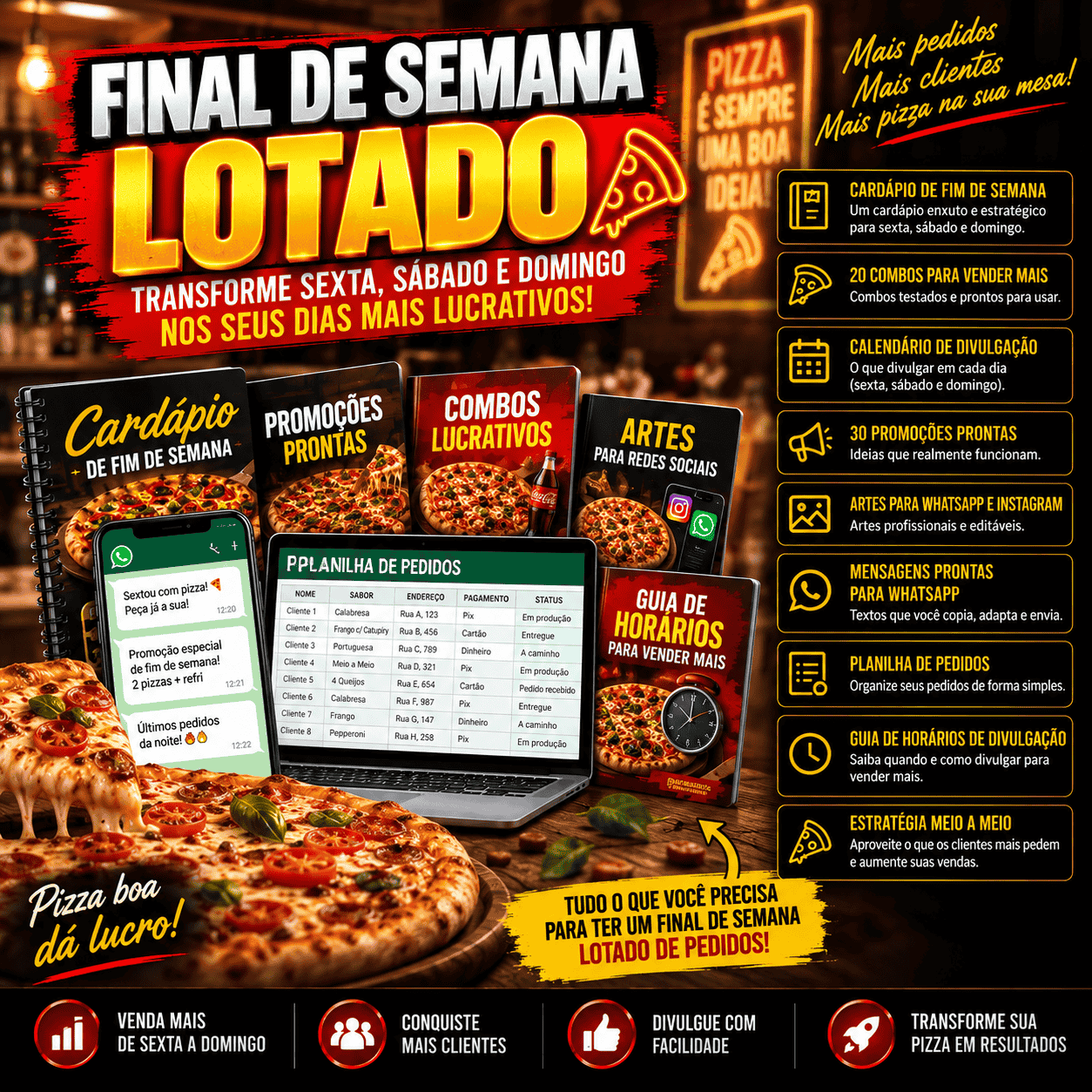 LEVE JUNTO: Kit Final de Semana Lotado!