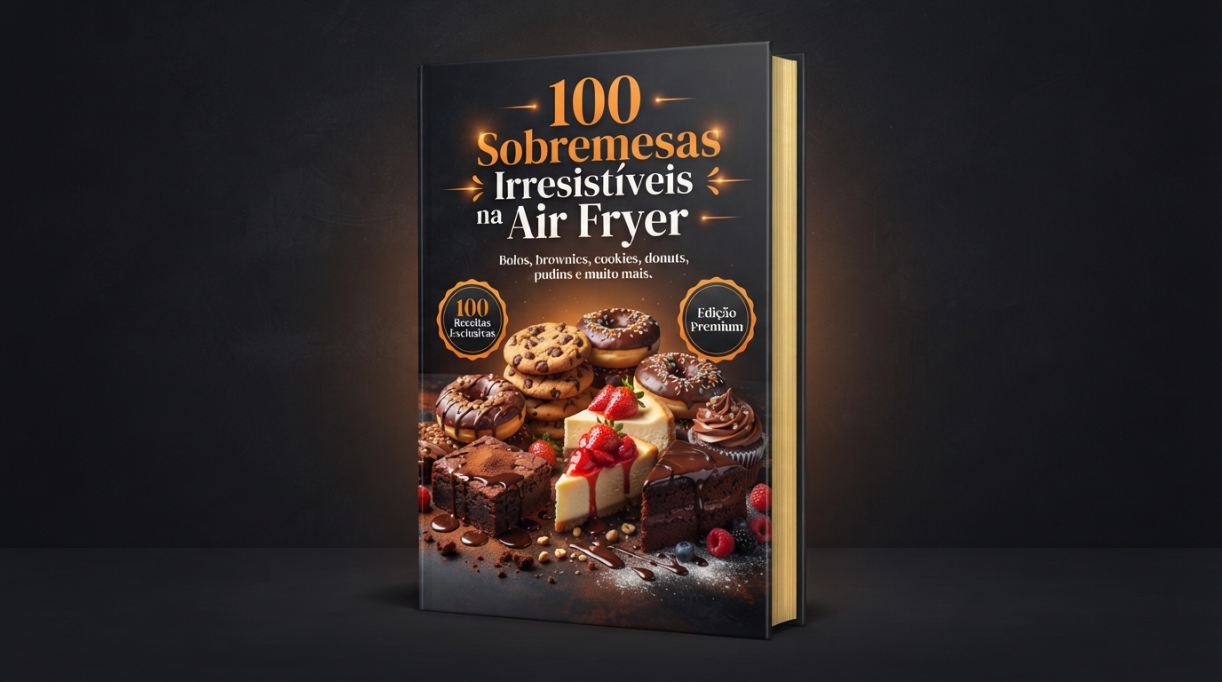 100 Sobremesas Irresistíveis na AirFryer