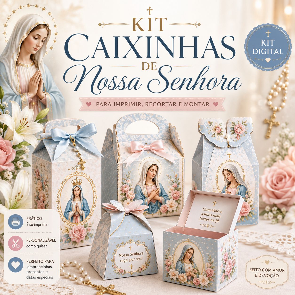 Kit Caixinhas de Nossa Senhora