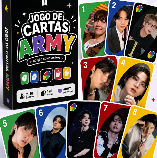 JOGO DE CARTAS ARMY EDITÁVEL