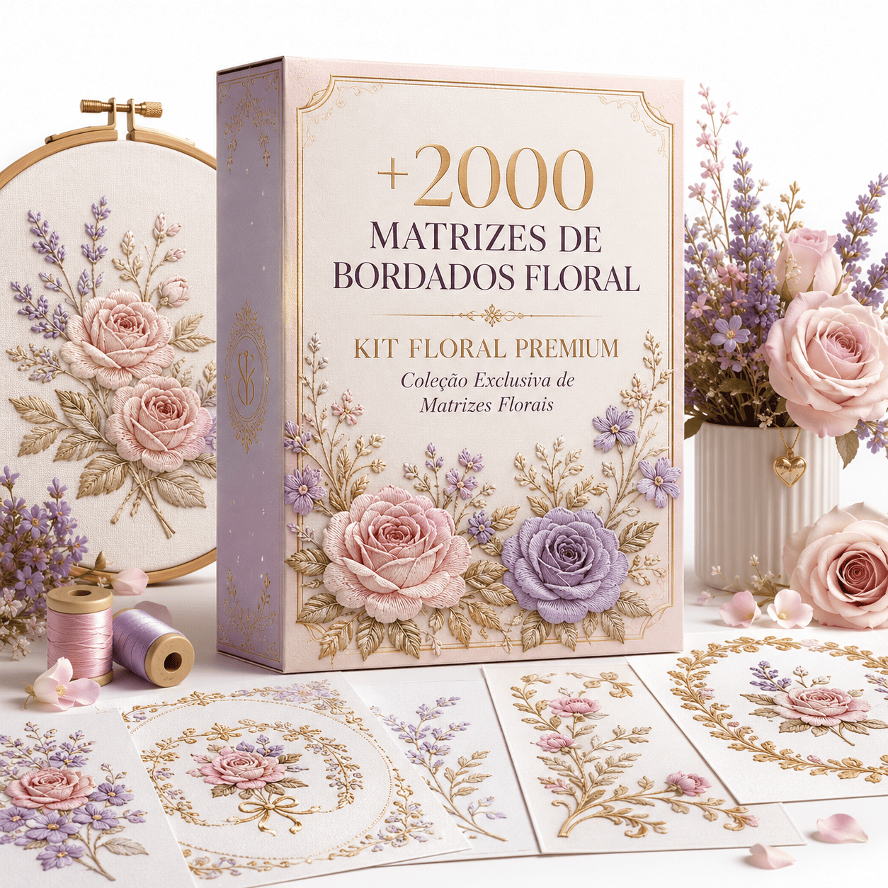 Kit com +2000 Matrizes Florais