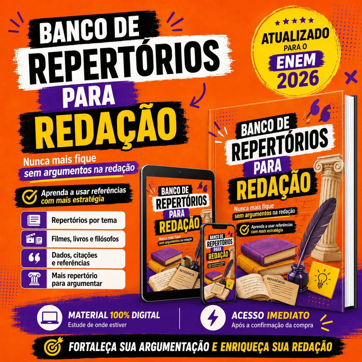 Banco de Repertórios para Redação — ENEM