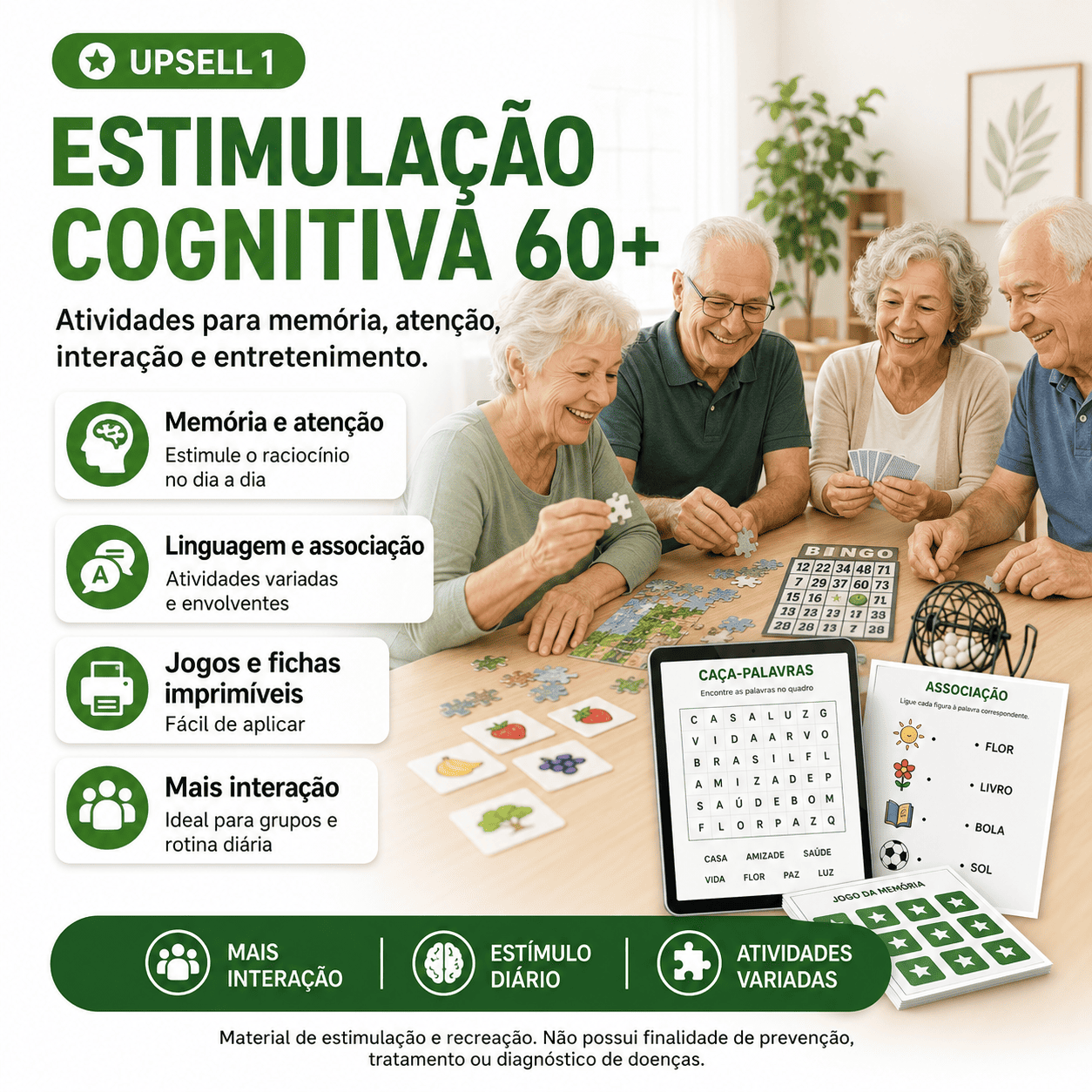 Estimulação Cognitiva 60+
