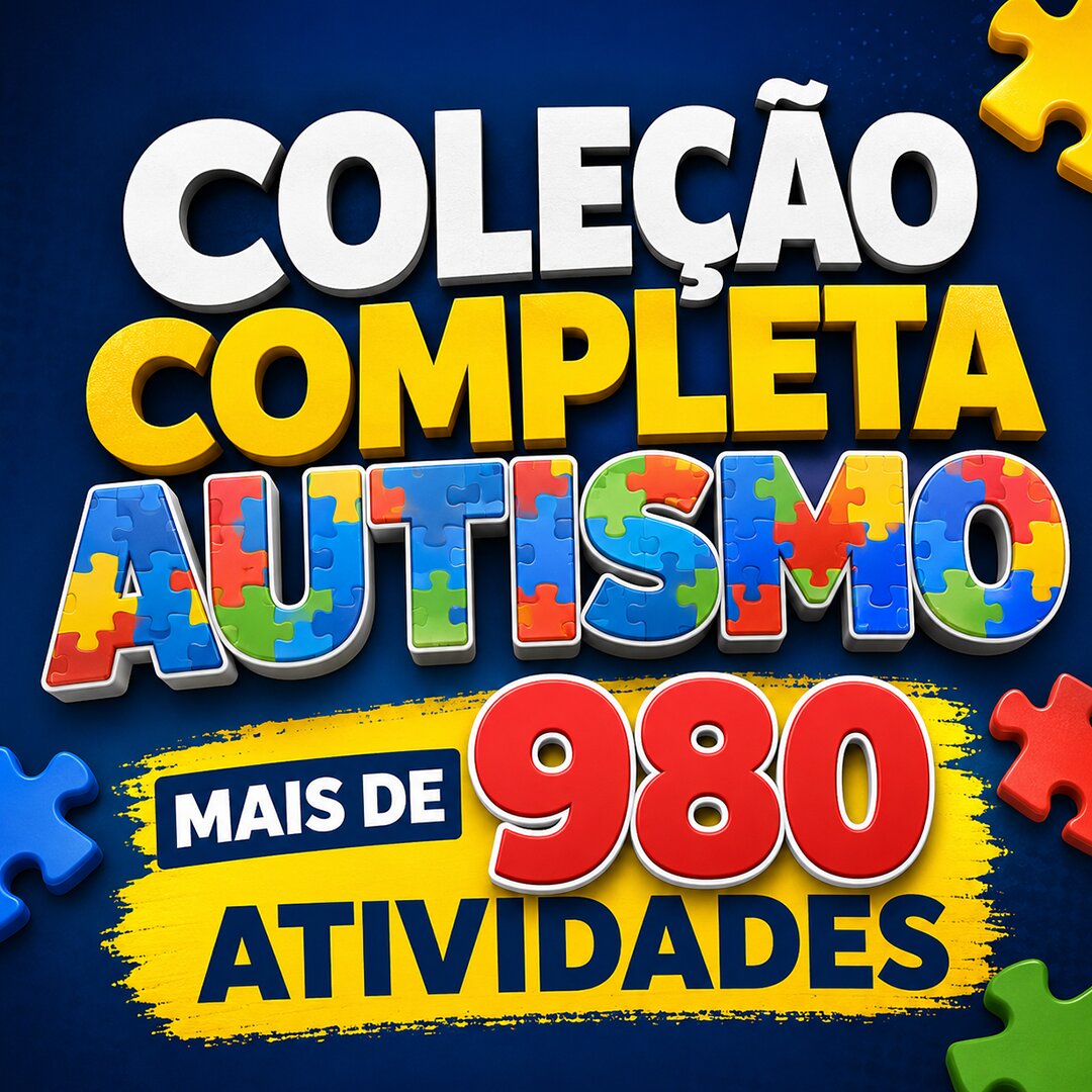 Coleção Autismo - Mais de 980 Atividades