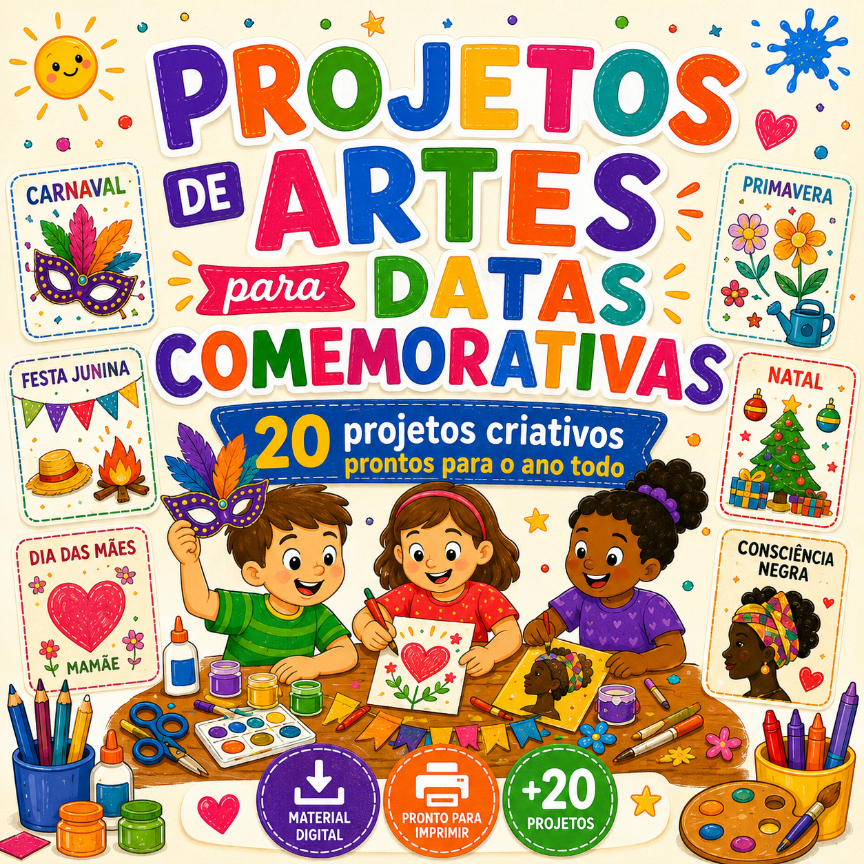 Datas Comemorativas com Arte
