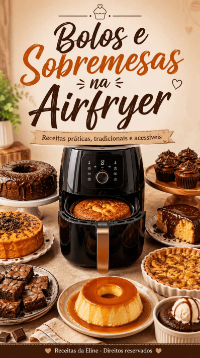 Bolos & Sobremesas na Airfryer