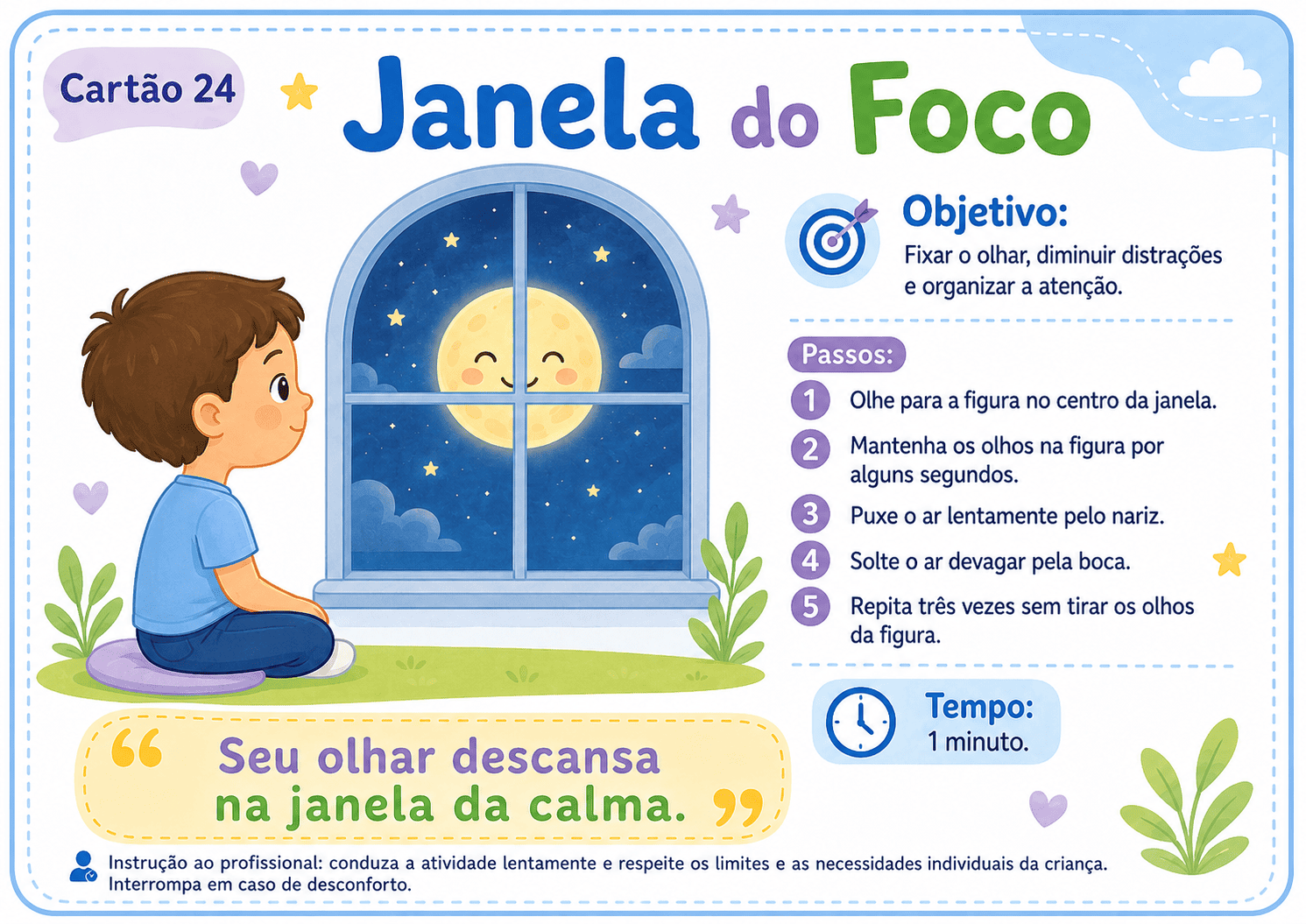 30 mapas para acalmar a Criança Agitada