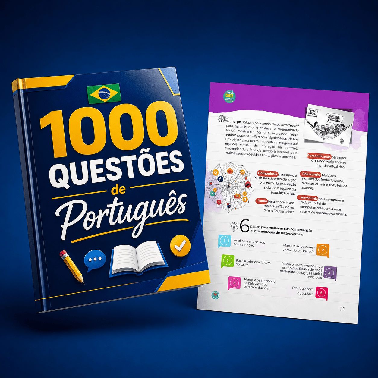 1000 QUESTÕES de Português + Apostila
