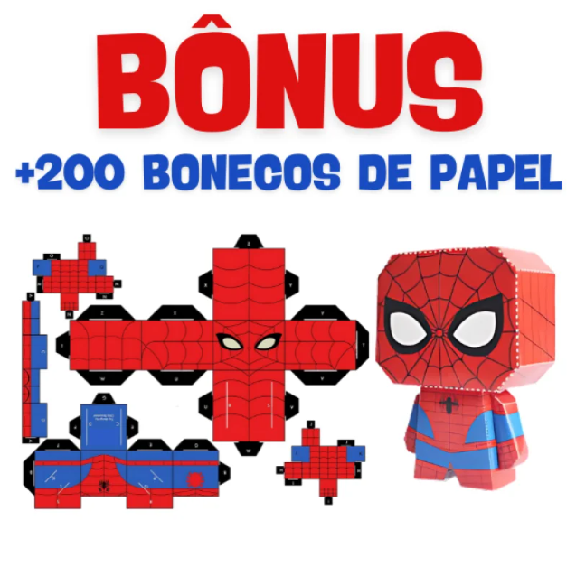 [BÔNUS] +200 Brinquedos de Papel