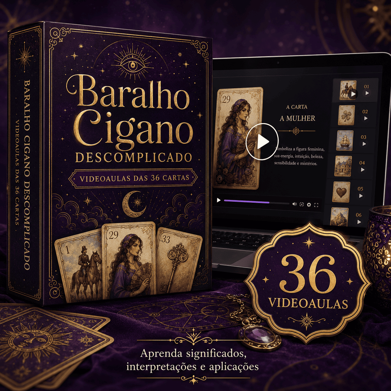 VideoAulas - Explicando o Baralho Cigano