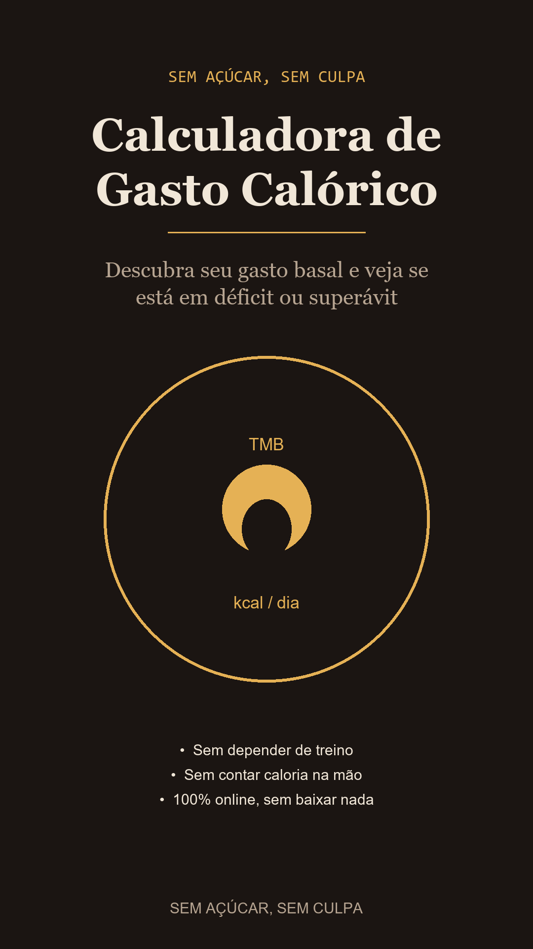 Calculadora de Gasto Calórico Basal