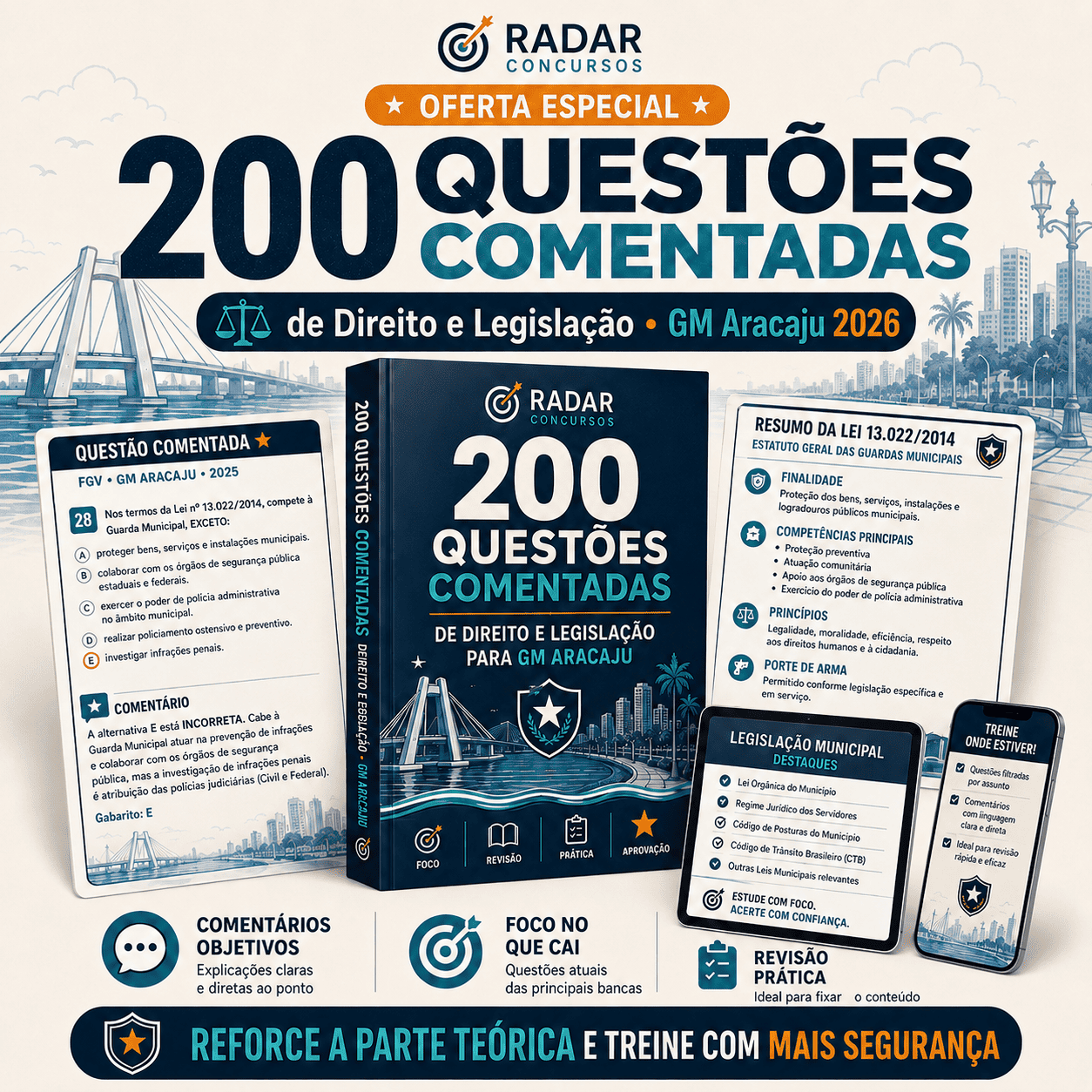 +200 Questões Comentadas de Legislação